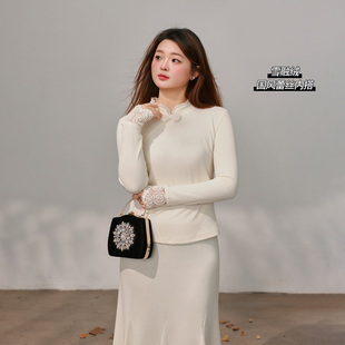 单品85折 立减10% DM100大码 花边盘扣T恤 正肩修身