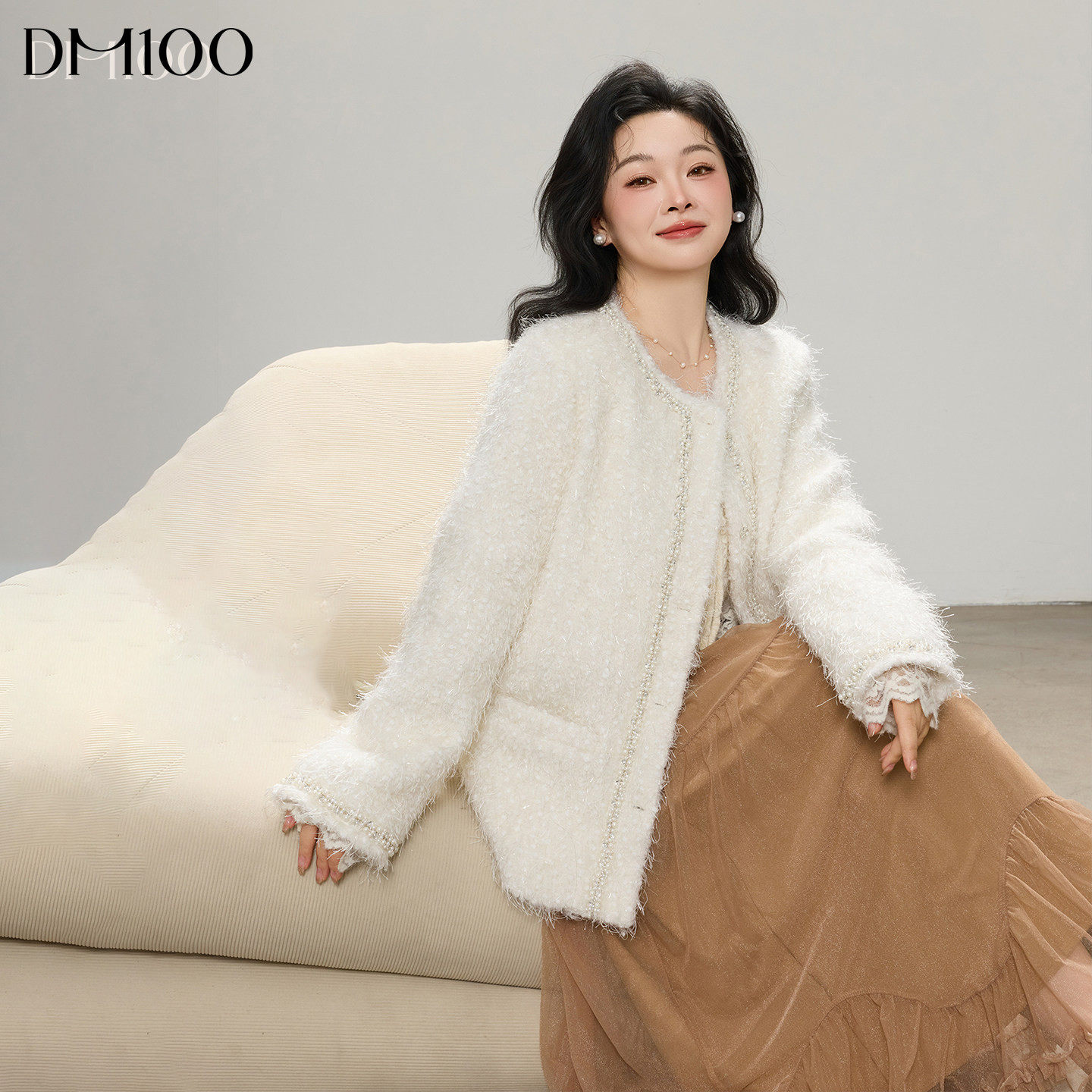 【年终清仓】DM100大码女装胖mm冬季正肩小香风编织轻薄羽绒服,女装/女士精品,大码羽绒服,淘宝优惠券,粉丝福利购,淘宝优惠卷