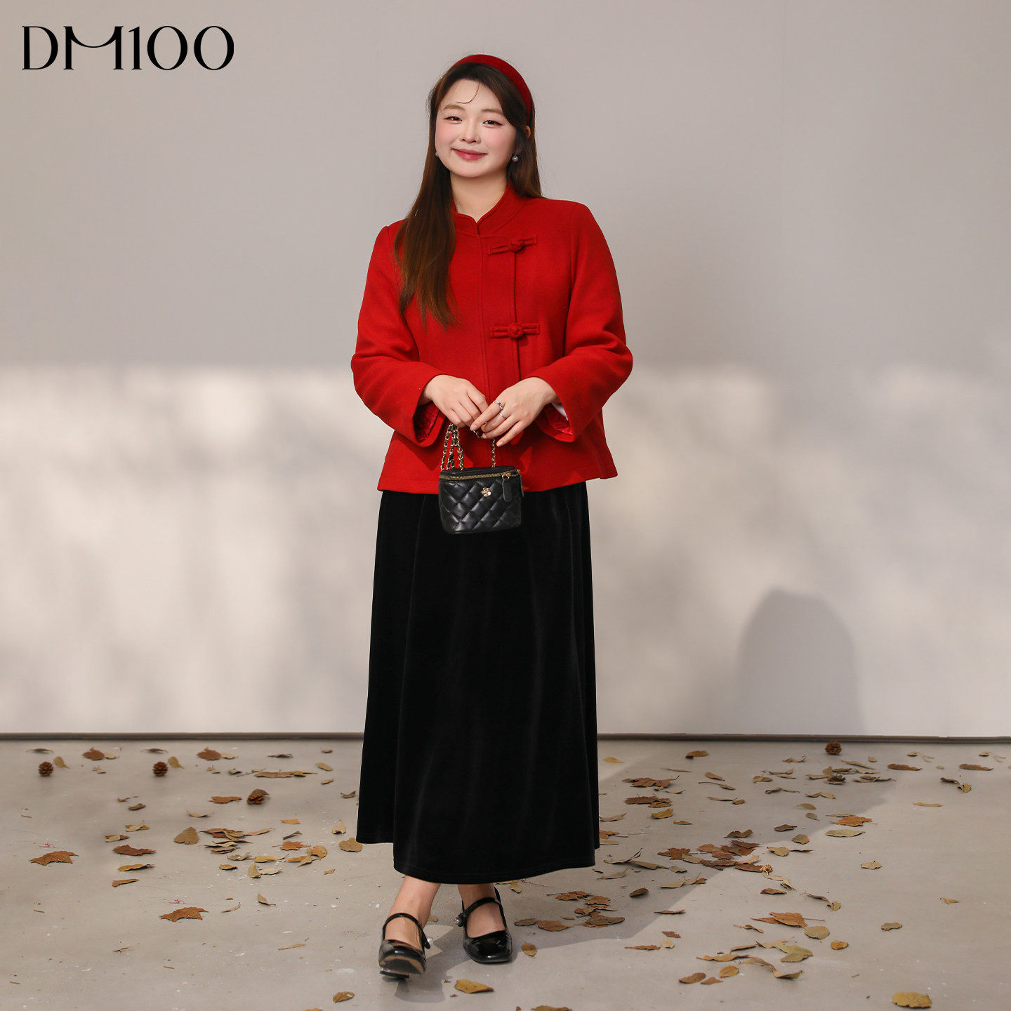 【新年焕新红色战袍】DM100大码新年红国风盘扣立领夹棉毛呢外套,女装/女士精品,大码棉服,淘宝优惠券,粉丝福利购,淘宝优惠卷