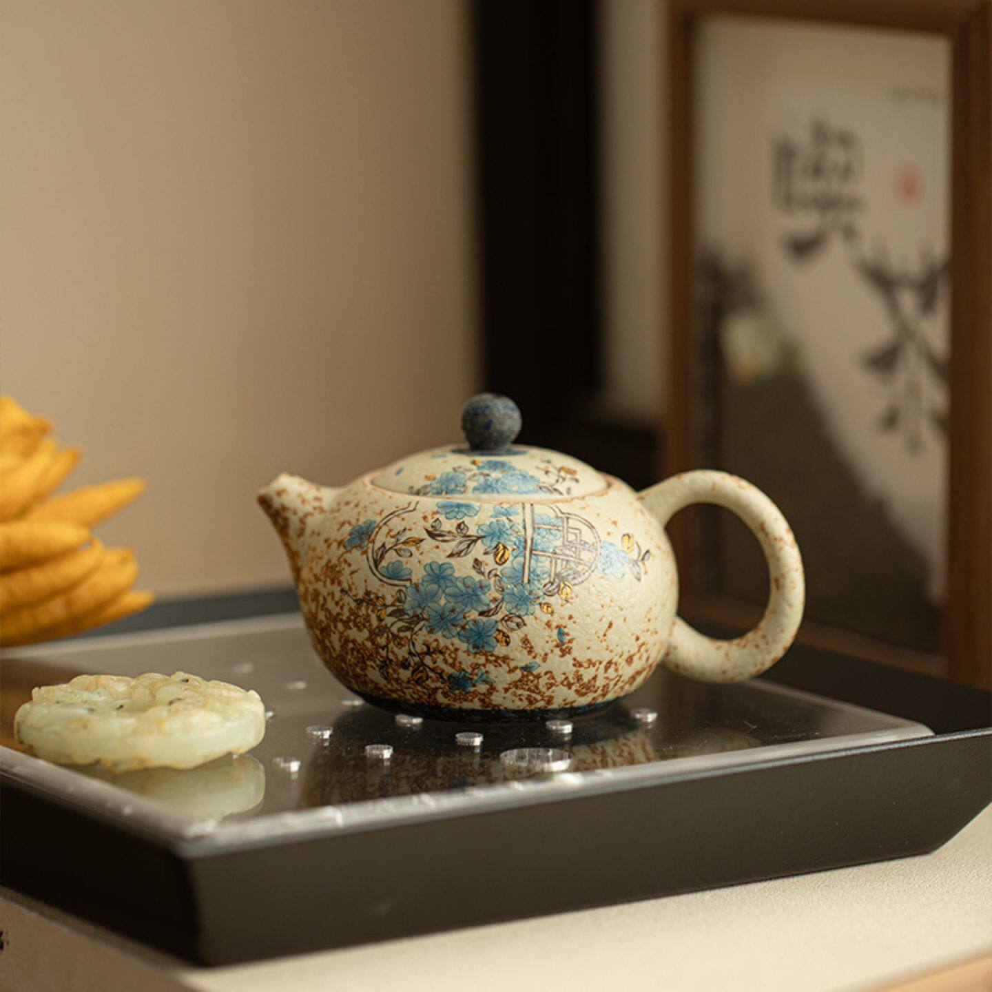 一人独饮小茶具喝茶小壶年轻人的女士个人专用茶壶轻奢现代高级感