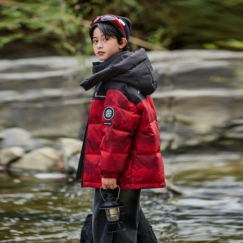 儿童羽绒服男女童中长款2025新款中大童韩版加厚户外冬季童装外套