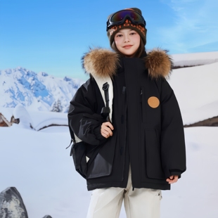 2025新款洋气儿童羽绒服男女童中长款中大童冬季童装加厚保暖外套