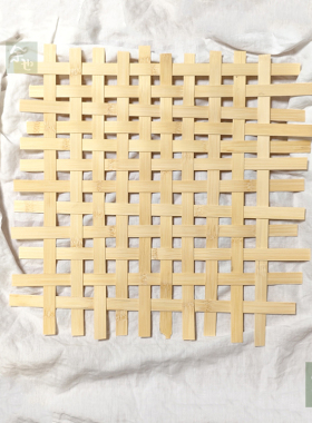 国风诗词抄写毛笔硬笔书法古风竹编竹篾创作挂饰传统非遗竹条竹片