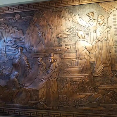 浮雕定制厂家锻铜玻璃钢仿铜铸铜砂岩石雕设计铜牌铜板制作背景墙