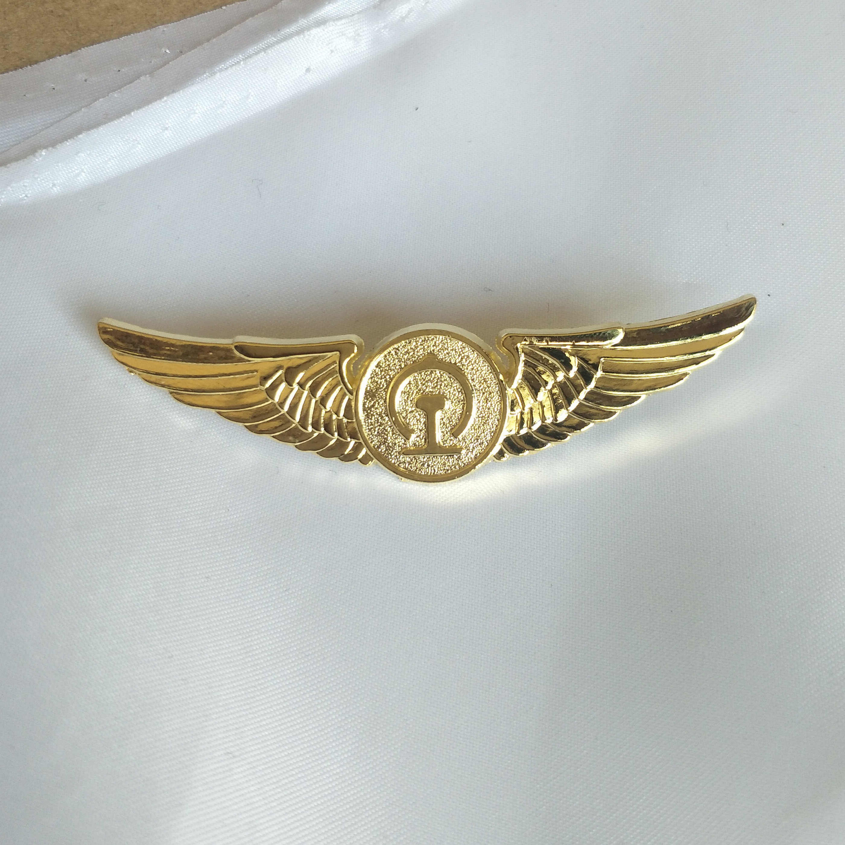 金属铁路胸章 金色胸章 新款铁路徽章 铁路肩章 领花 服饰配件