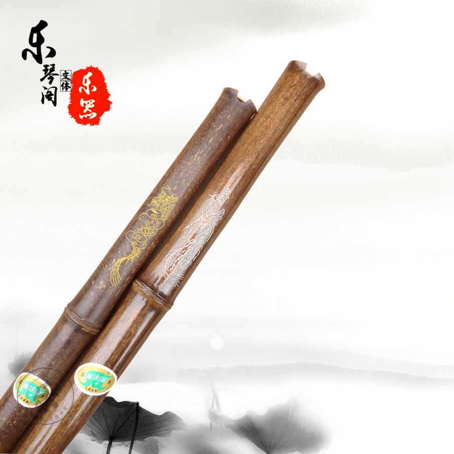 苏东一节龙凤箫 龙凤萧紫竹一节箫 六孔F调洞箫 洞萧 6孔G调