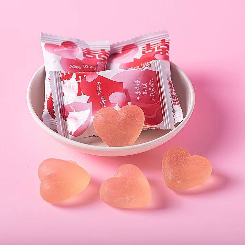 雪可滋四季有你心形软糖结婚婚庆高颜值喜糖婚宴摆盘招待糖果批,零食/坚果/特产,软糖/果味糖/凝胶糖果,淘宝优惠券,粉丝福利购,淘宝优惠卷
