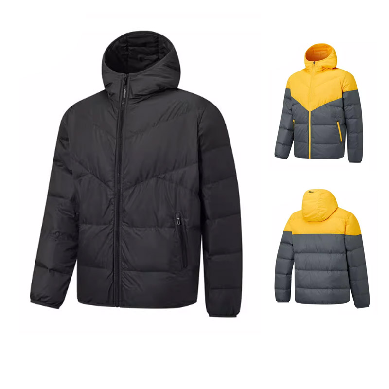 特步男款羽绒服2025冬季新款防泼水保暖羽绒男外套975429 190118