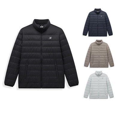 特步男款轻羽绒服冬季款男装厚运动超轻羽绒男外套976429 190010