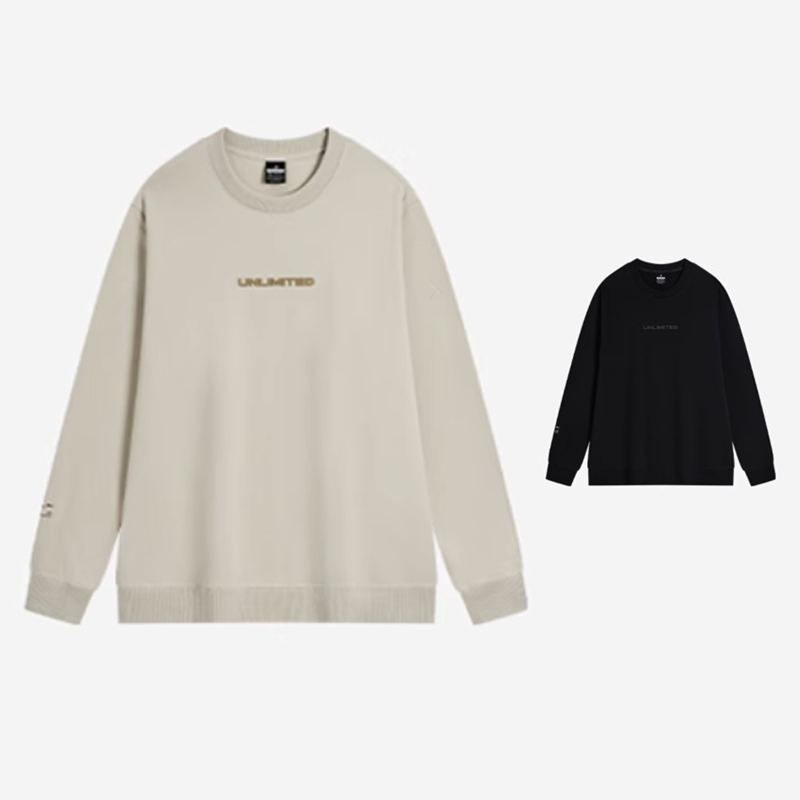 特步男款加绒卫衣外套2024冬季新款男套头衫休闲服976429 920228