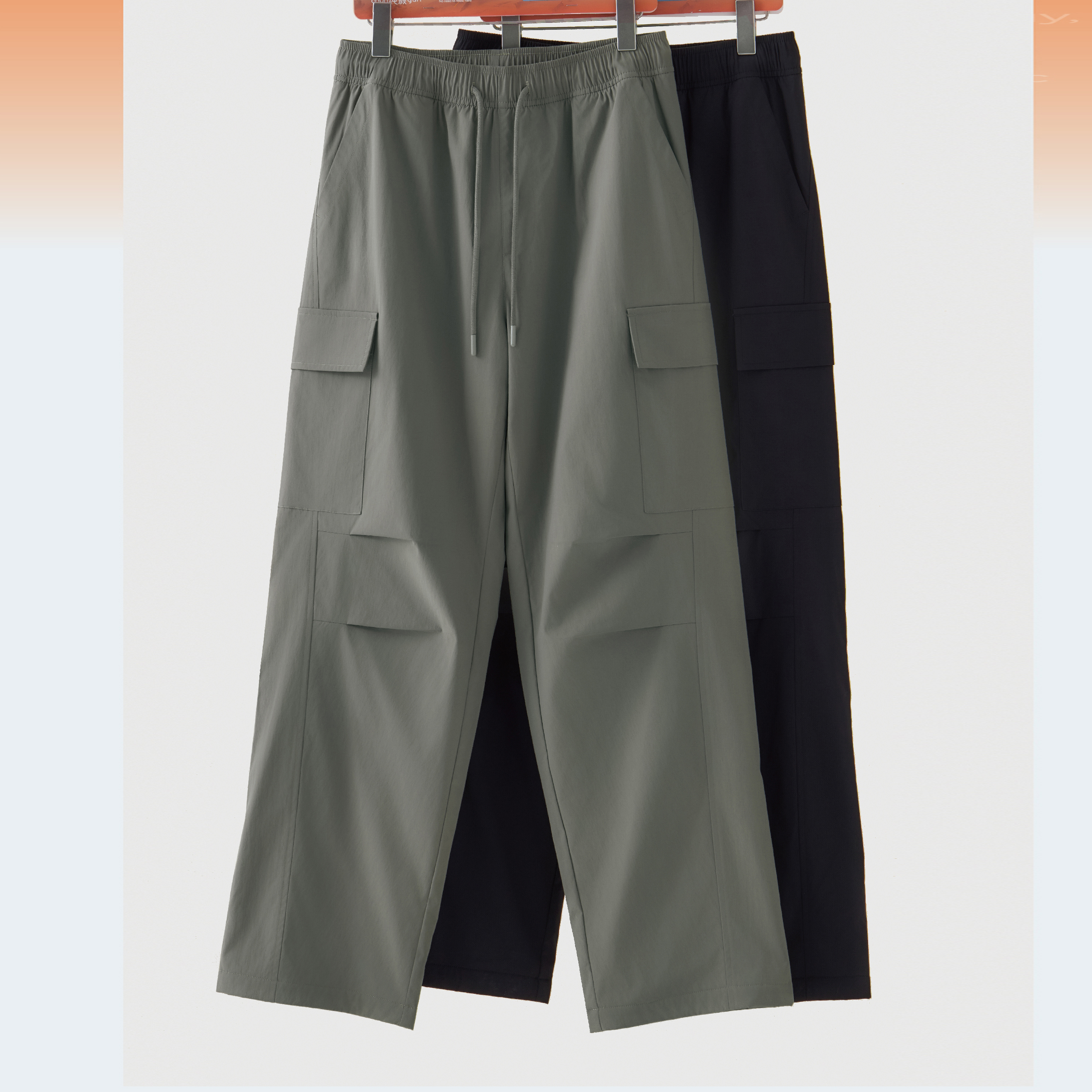 纯色直筒裤男士休闲裤