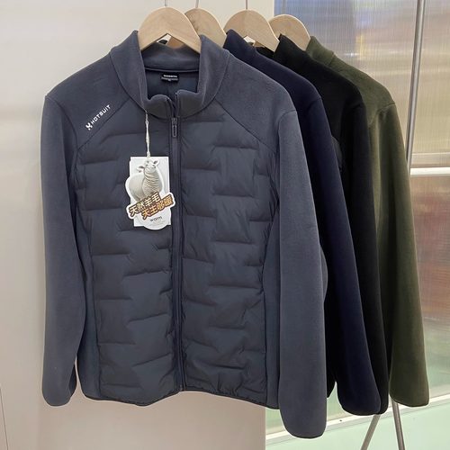 浩扬2536秋冬新款男士立领棉衣