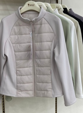 猫有范8879秋冬羊毛中厚小蛮收腰修身显瘦保暖内搭拼接厚外套女士