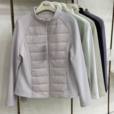 猫有范8879秋冬羊毛中厚小蛮收腰修身显瘦保暖内搭拼接厚外套女士