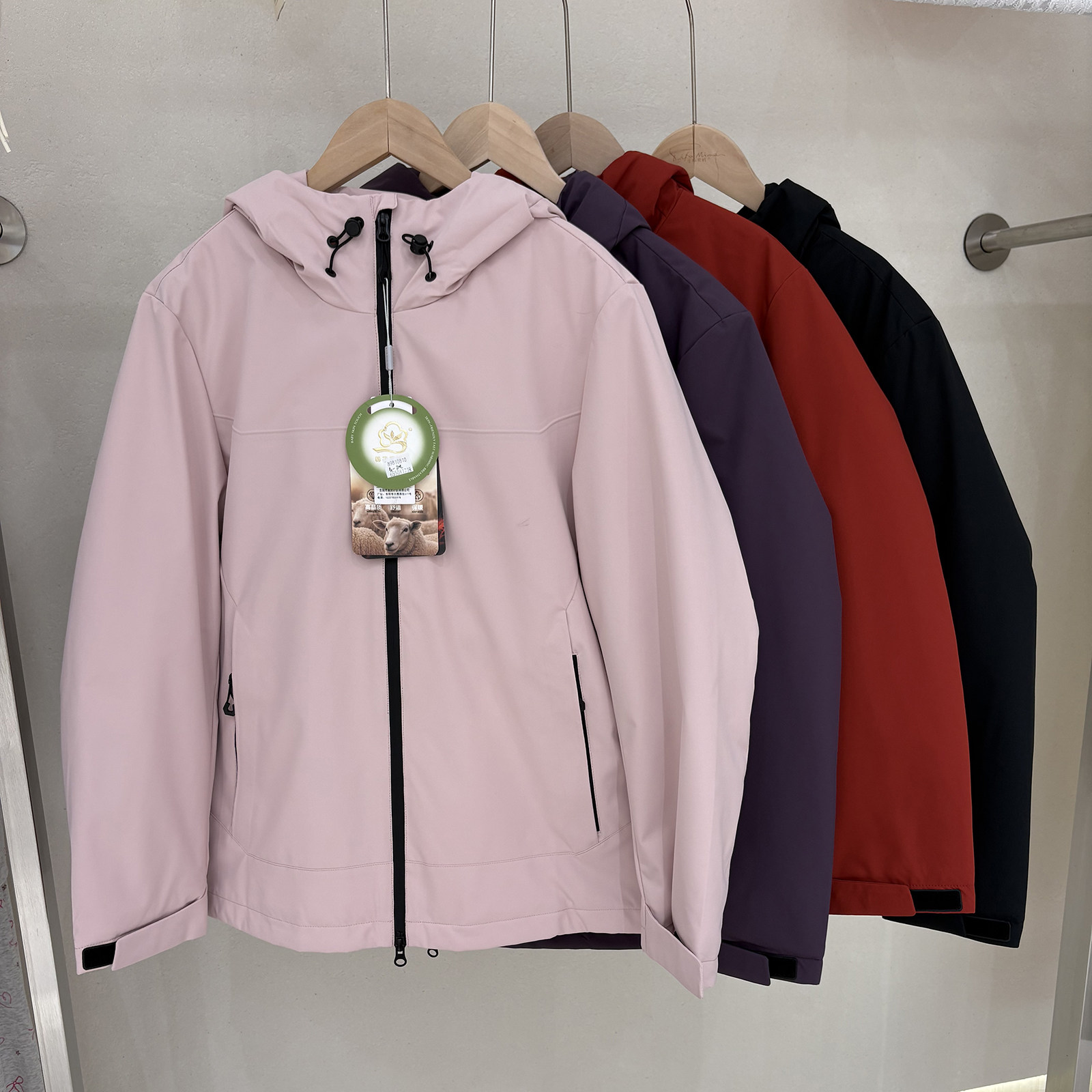 冬防水滑雪服棉花星期五6550女羊毛加厚三防风冲锋衣休闲户外外套
