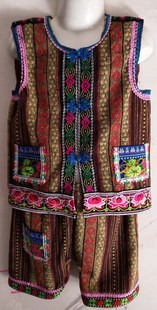 六一儿童少数民族特色彝族服装/男孩纳西族服饰/景颇族舞蹈演出服