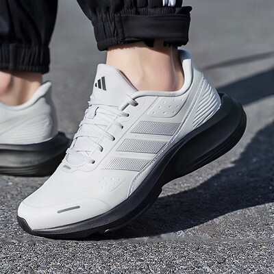 adidas阿迪达斯男鞋25冬季新款复古缓震运动保暖灰色跑步鞋KI1182