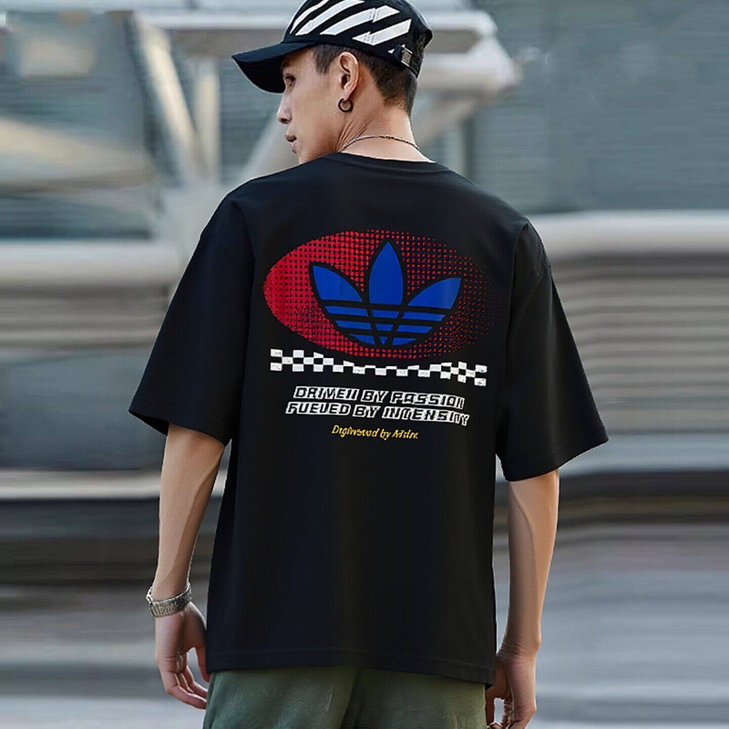 阿迪达斯三叶草短袖男夏