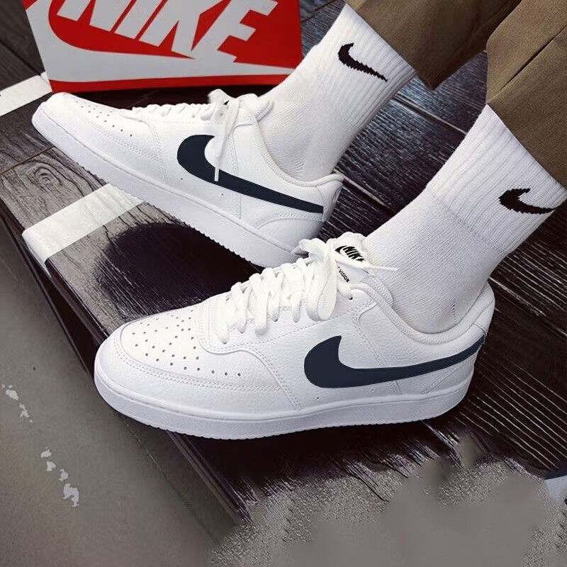Nike耐克男鞋正品春季新款低帮板鞋白色简版空军一号休闲鞋DH2987