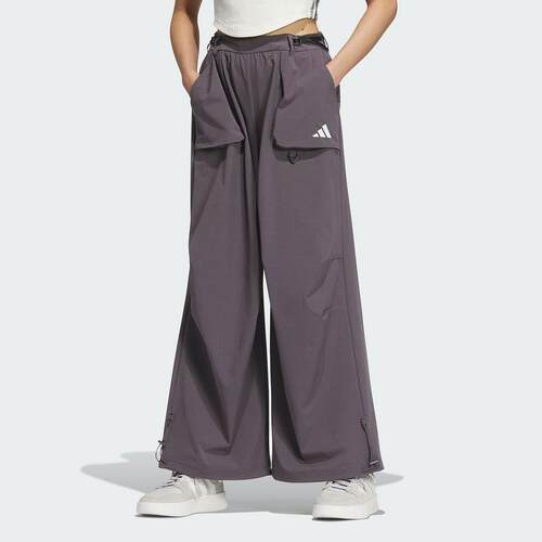 adidas阿迪达斯女裤 舒适百搭运动休闲阔腿长裤 JZ2172 JN1967