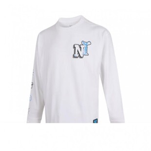 nike耐克男装 纯色百搭运动休闲圆领长袖T恤HJ3306-100