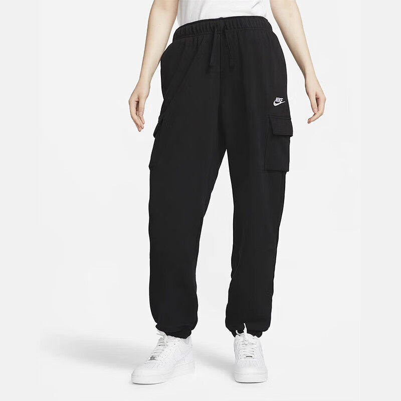 Nike耐克黑色工装裤女裤