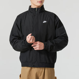 Nike耐克加绒外套男子运动夹克冬季新款立领上衣厚款训练服FZ0657