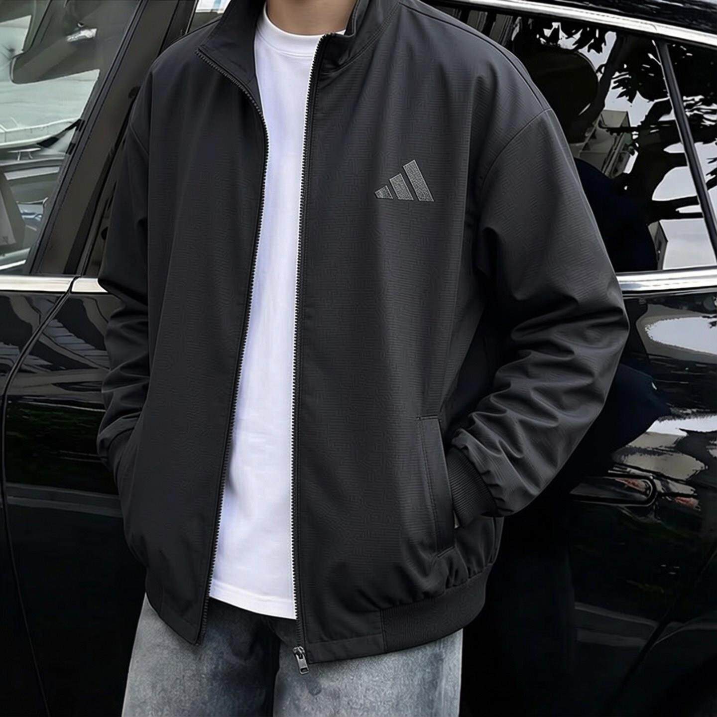 Adidas棒球服男装春季新