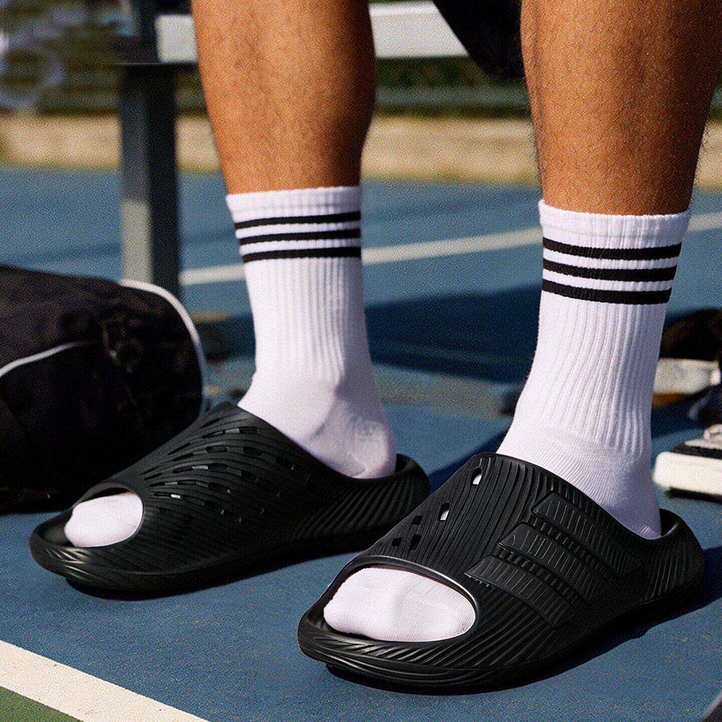 Adidas拖鞋男夏季厚底缓