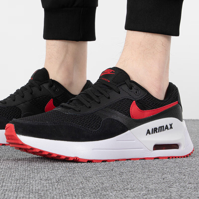Nike耐克男鞋正品春季新款Air Max气垫运动鞋红色休闲鞋DM9537