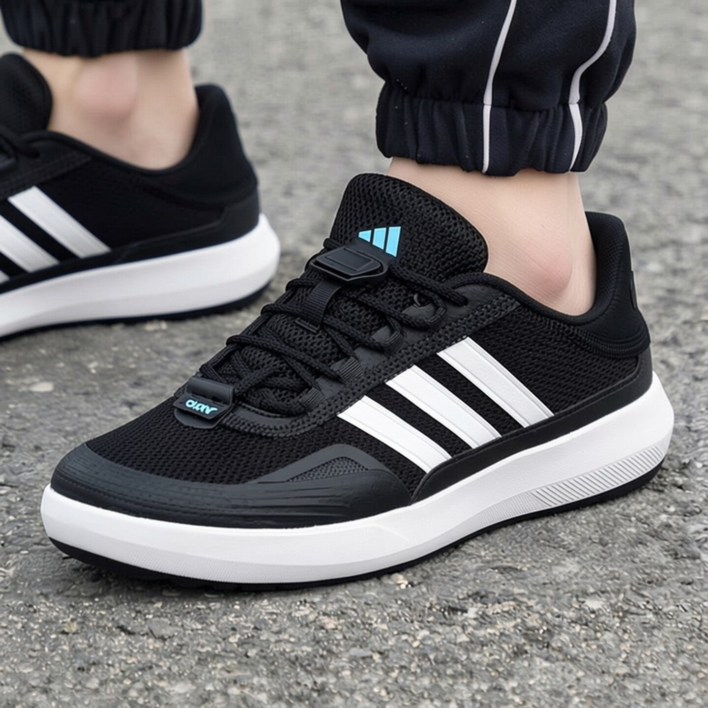Adidas休闲鞋朔溪鞋网面