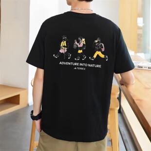 阿迪达斯短袖T恤男夏季新款TERREX运动服户外透气宽松纯棉上衣
