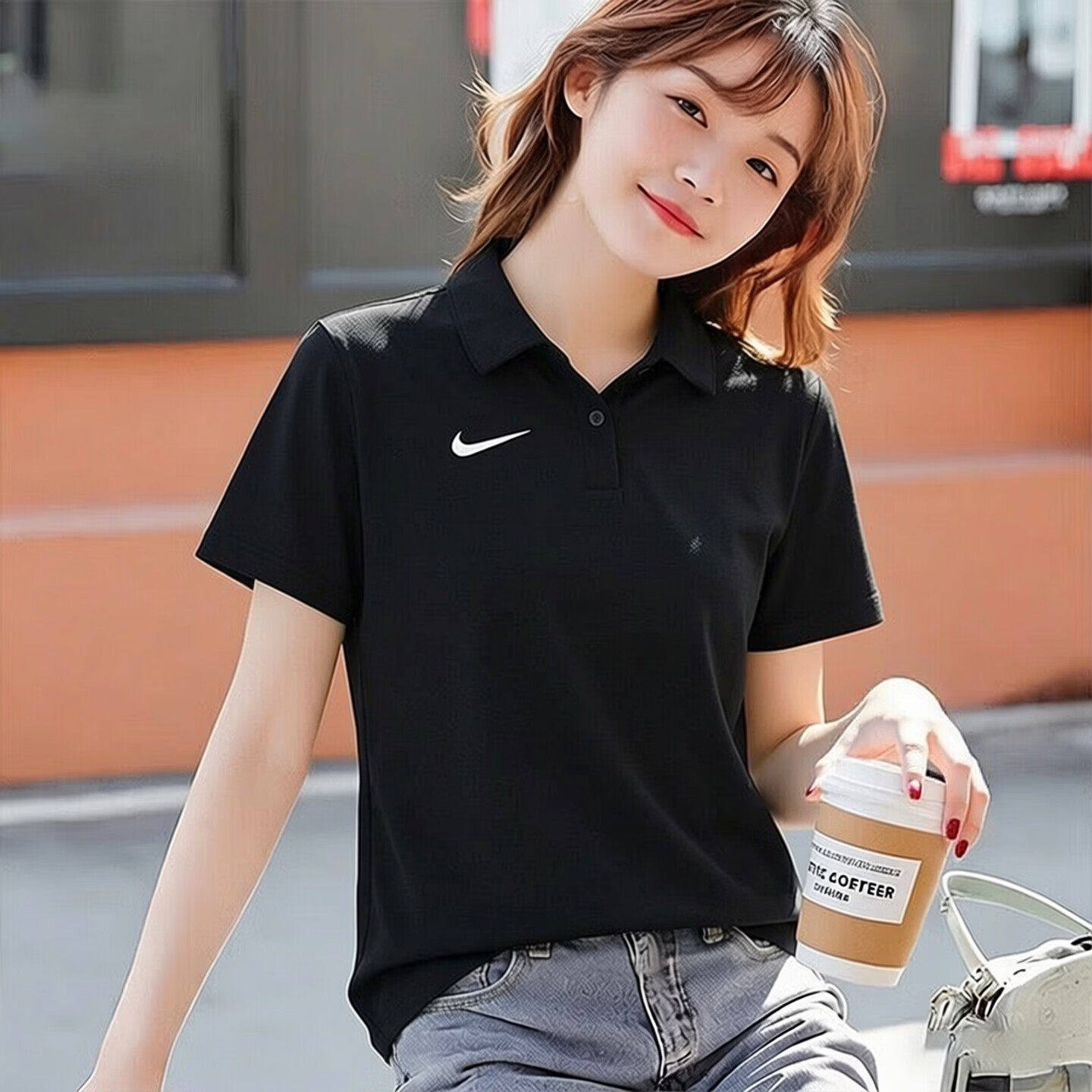 Nike耐克新款针织POLO衫