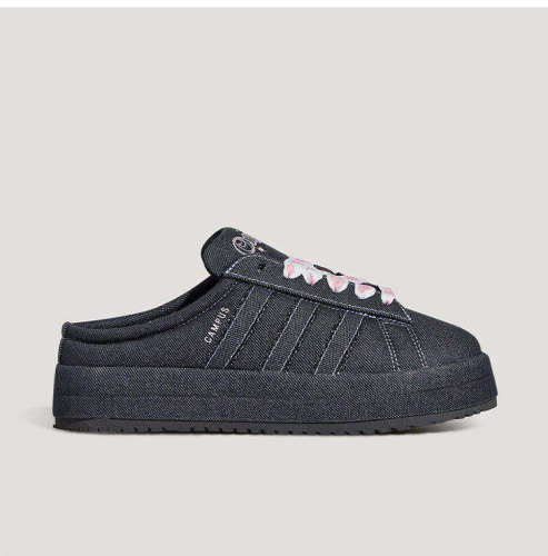 Adidas/阿迪达斯正品三叶草女士日常低帮耐磨半拖休闲鞋KH8028