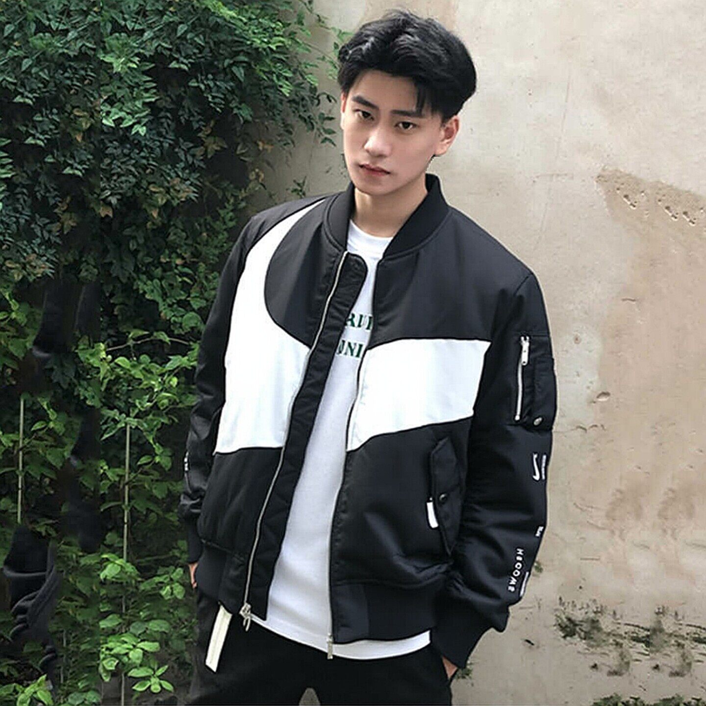 耐克棒球服外套男装立领