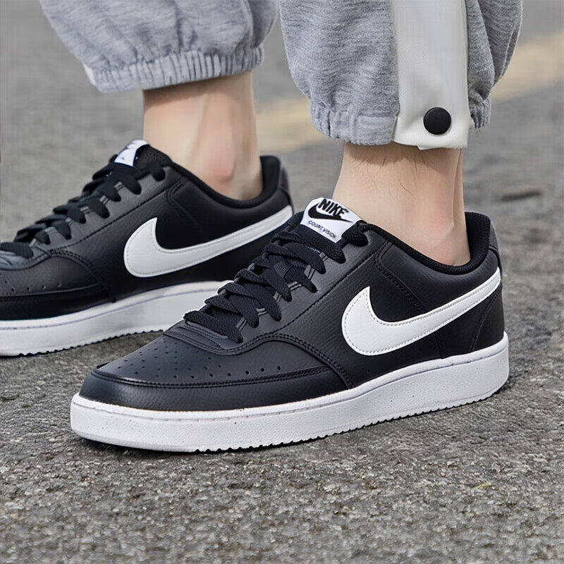 NIKE耐克黑色板鞋男鞋新