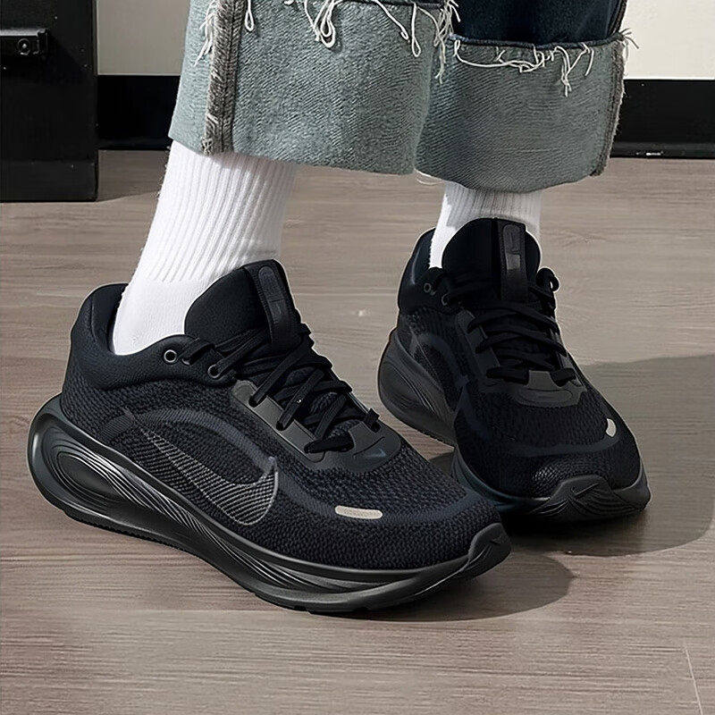 NIKE耐克黑色跑步鞋女子夏季新款网面透气耐磨缓震运动鞋HQ3266