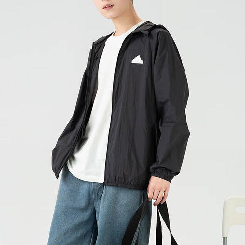 Adidas阿迪达斯外套男薄款防晒服防风梭织夹克休闲运动服IT3940