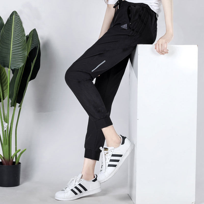 Adidas薄款透气女裤2025