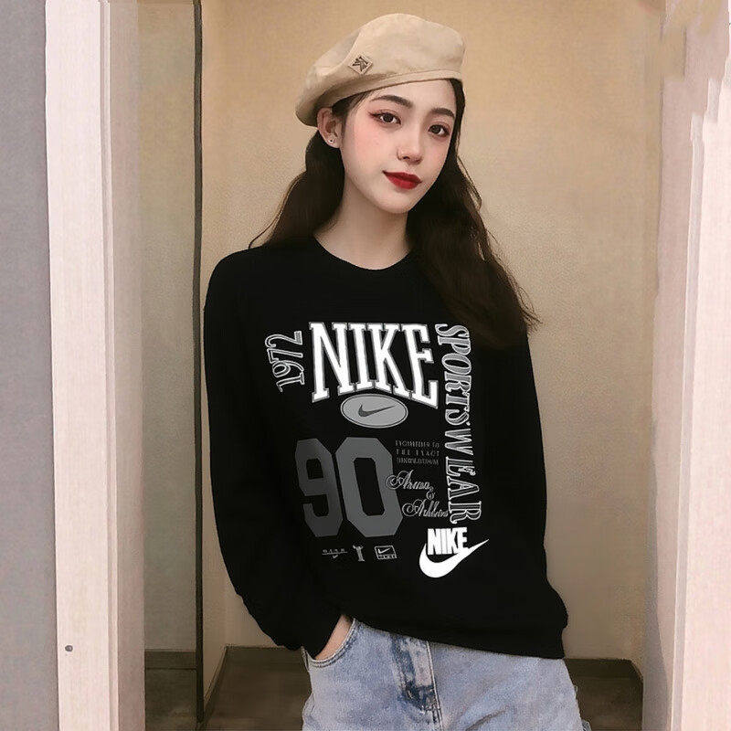 耐克卫衣女装外套秋冬款