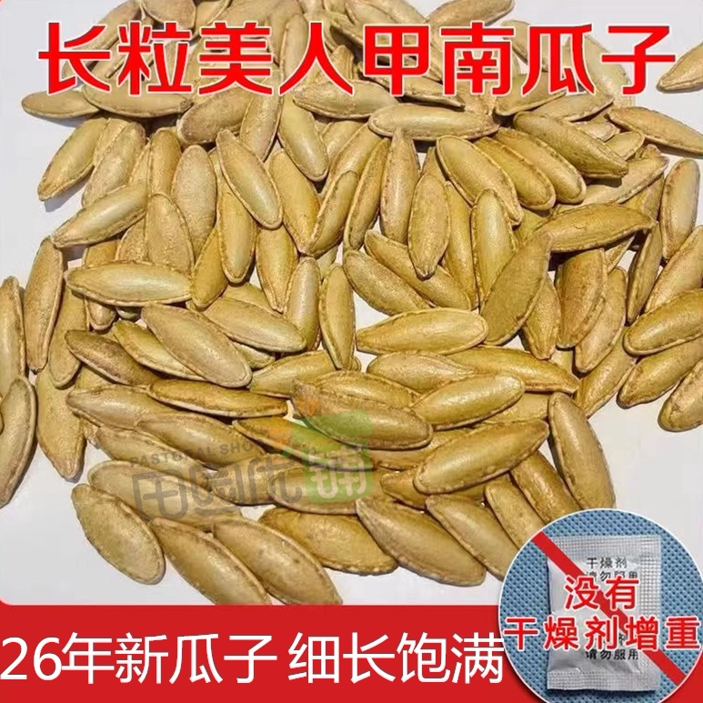 特大长粒美人甲美指甲型南瓜子