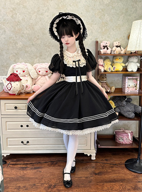 【途川少女】原创设计op优雅大小姐洛丽塔Lolita复古日常连衣裙