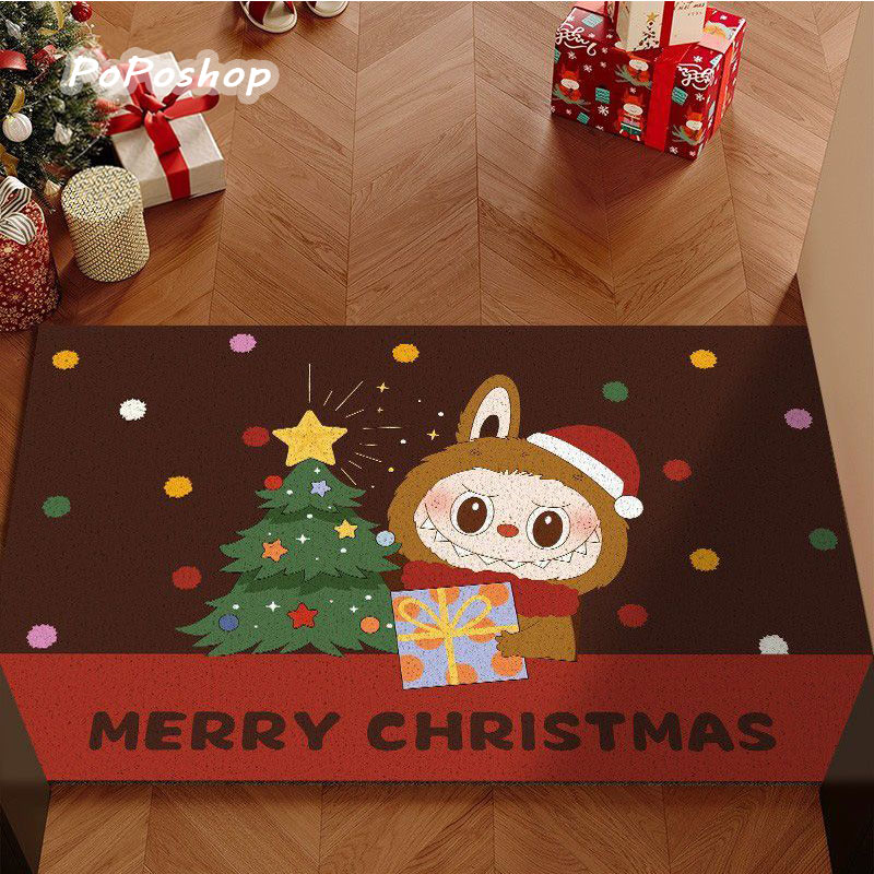 入户门丝圈地垫拉布布圣诞节