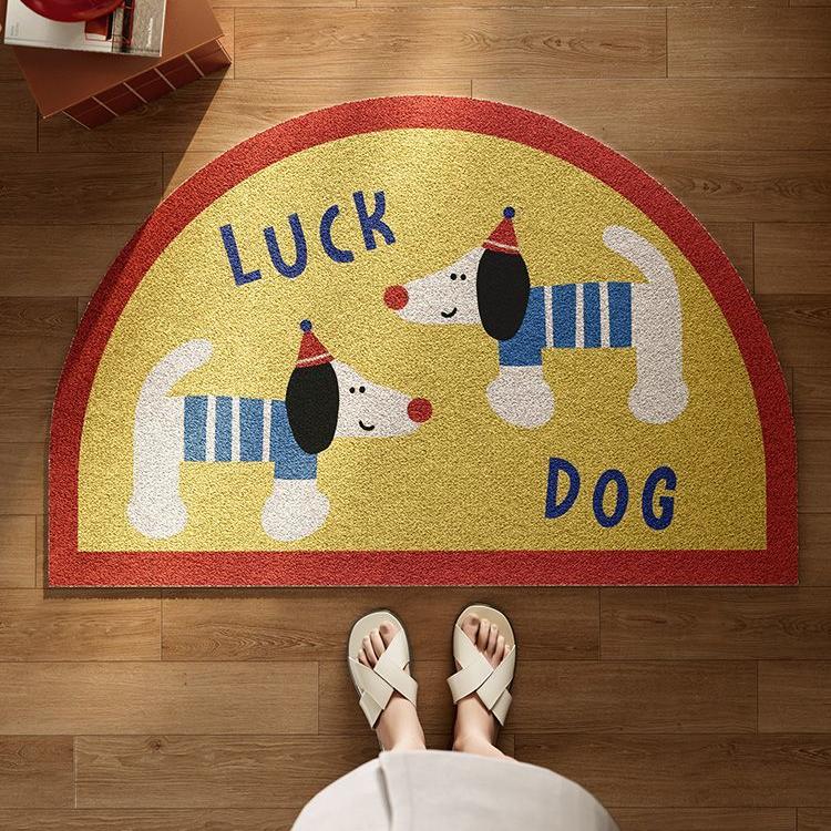 PoPo连盏入户地垫原创丝圈