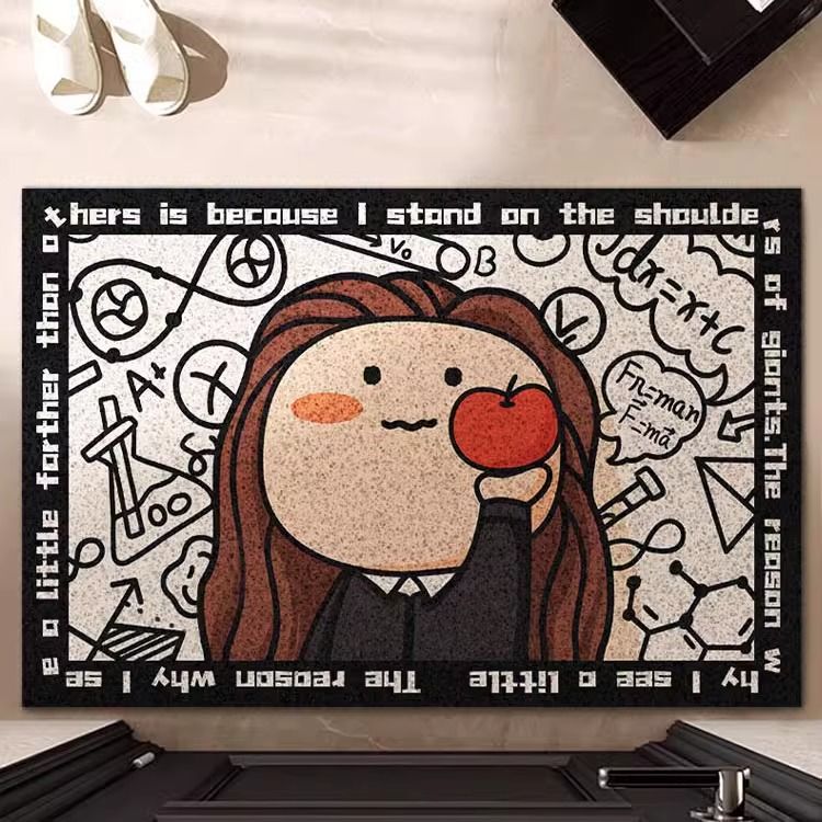 入户门丝圈地垫创意卡通进门玄关