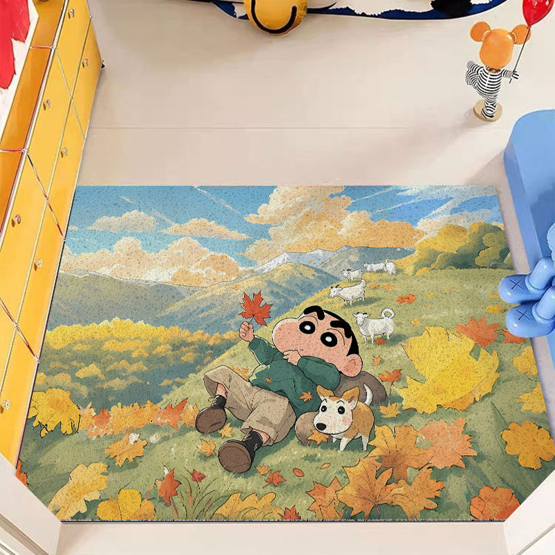 蜡笔小新入户门地垫新款进门