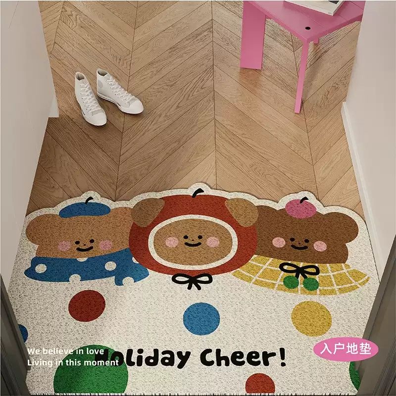 入户地垫丝圈脚垫新年