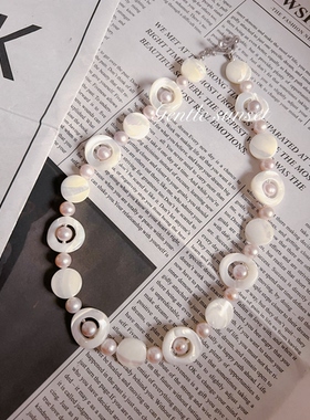 原创设计波西米亚贝壳混搭项链