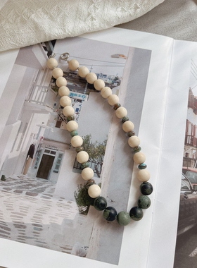 墨云间原创小众天然石男女短项链