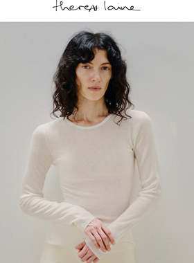 【ThereAt Laine】100支超细水溶羊毛四平圆领秋冬打底针织衫